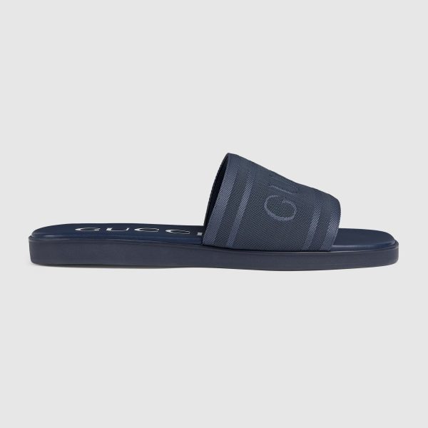 Men's Slide Sandal With Tonal Logo