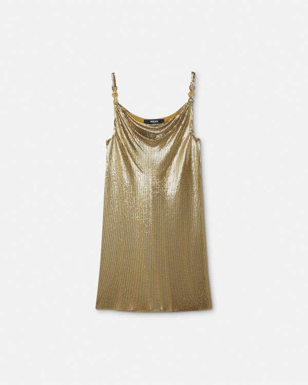 metal-mesh-slip-mini-dress Metal Mesh Slip Mini Dress