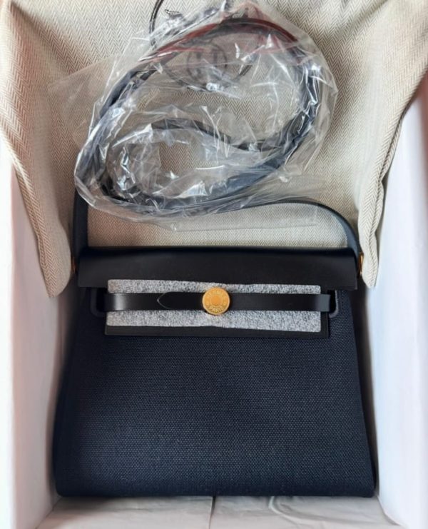 Mini Herbag Black/Black GHW K