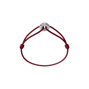 Mini Silver Soho Diamond Cord Bracelet