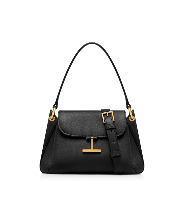 Natural Grain Leather Tara Small Shoulder Bag