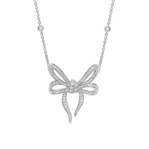 necklace-crafted-in-18k-white-gold-lylas-bow-collection Necklace crafted in 18K White Gold Lyla's Bow Collection