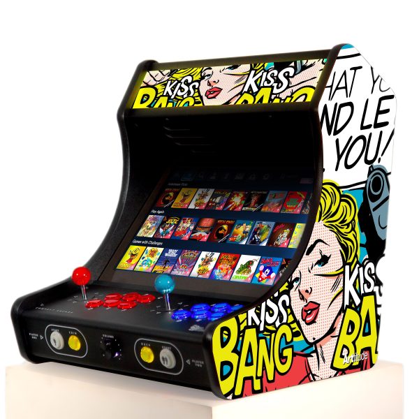 neo-legend-compact-arcade-kiss-kiss-bang-bang-artwork-by-butcher-billy Neo Legend Compact Arcade - Kiss Kiss Bang Bang artwork by Butcher Billy