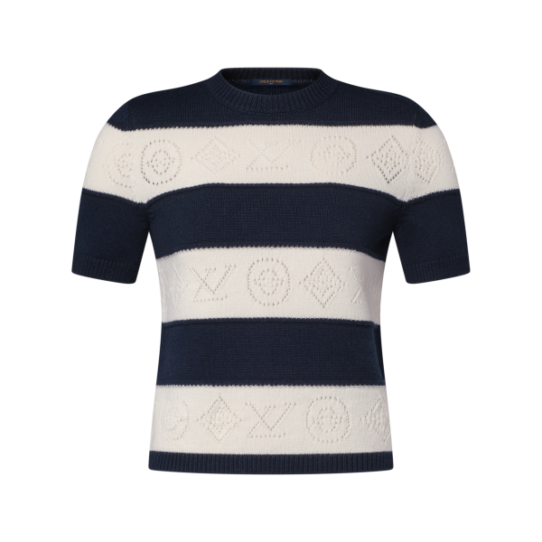 openwork-striped-knit-top Openwork Striped Knit Top