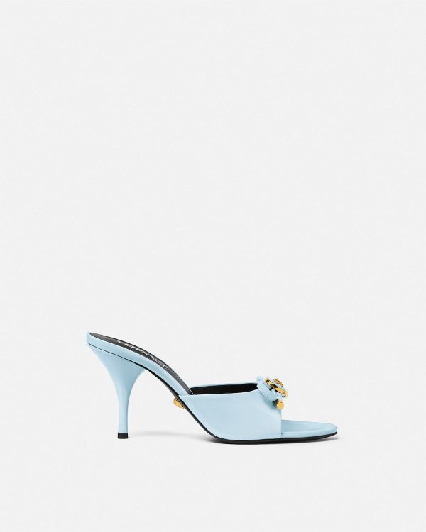 Opera Bow Patent Mules 85 Mm