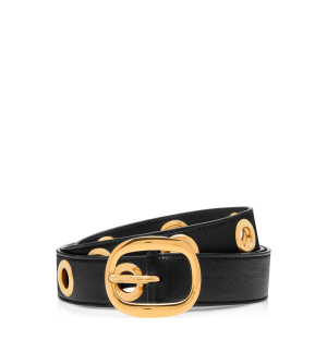 Ovoid Belt With Eyelets