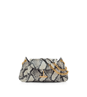 Printed Python Tara Chain Shoulder Bag