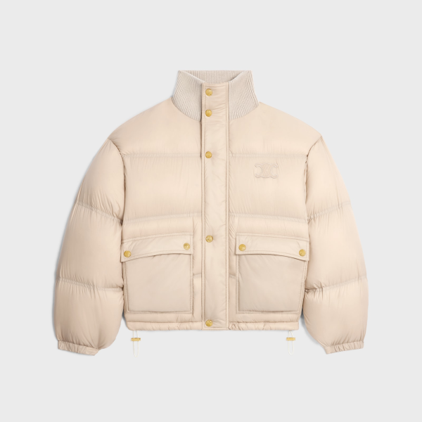 Puffer Jacket In Light Nylon