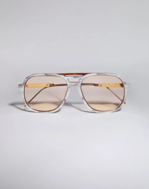 Rectangular Acetate Sunglasses