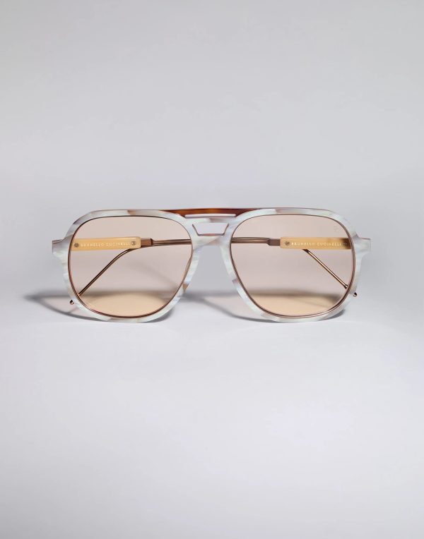 Rectangular Acetate Sunglasses