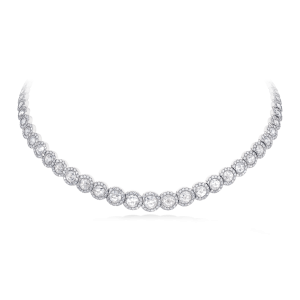 Rose Cut Diamond Necklace