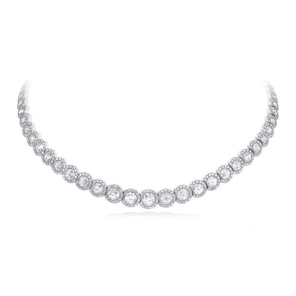 Rose Cut Diamond Necklace
