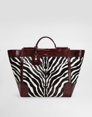 Sicily Pony And Polished Alligator Handbag