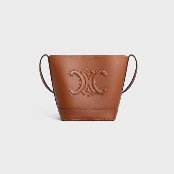 Small Bucket Cuir Triomphe In Smooth Calfskin