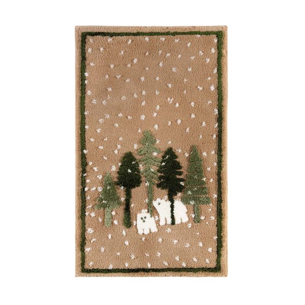 Snow Bear Bath Rug
