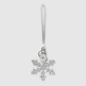 Snowflake-Shaped Bag Charm