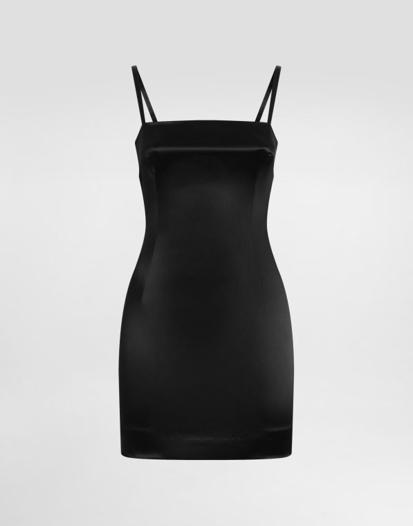 stretch-satin-dress Stretch Satin Dress