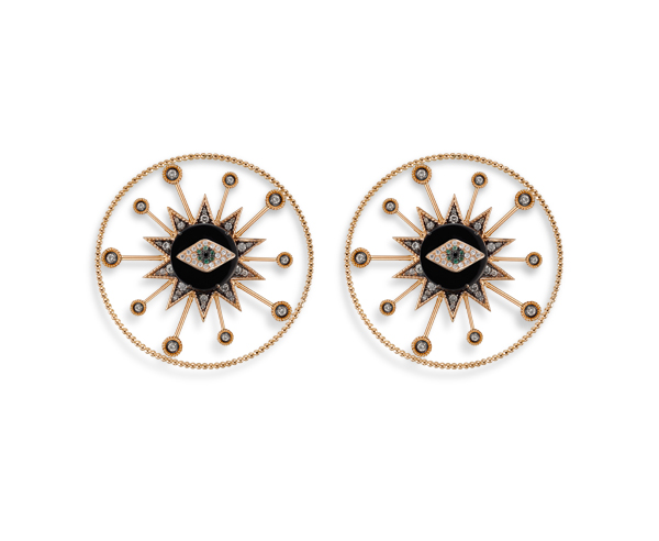 Sunshine Eye Earrings
