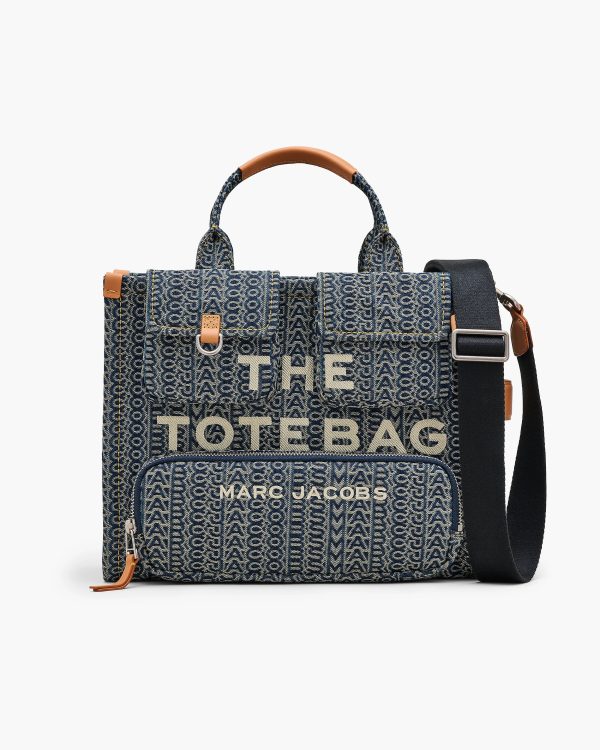 the-cargo-monogram-denim-medium-tote-bag The Cargo Monogram Denim Medium Tote Bag