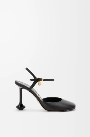 Toy Ankle Strap Pump In Lambskin