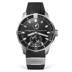 ulysse-nardin-diver-chronometer-black-rubber-titanium-strap-44mm Ulysse Nardin - Diver Chronometer Black - Rubber & Titanium Strap - 44mm