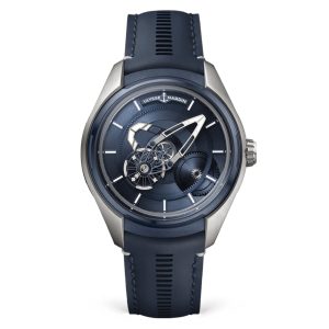 ulysse-nardin-freak-x-blue-calf-leather-strap-43mm Ulysse Nardin - Freak X Blue - Calf Leather Strap - 43mm