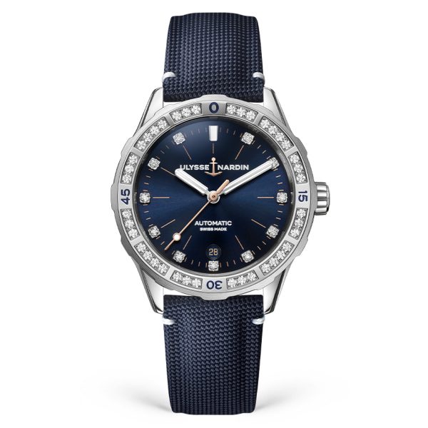 Ulysse Nardin - Lady Diver Blue - Fabric Strap - 39mm