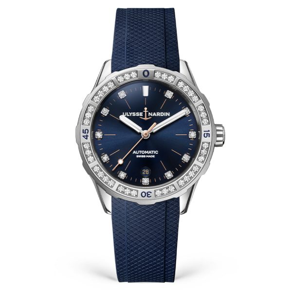 Ulysse Nardin - Lady Diver Blue - Rubber Strap - 39mm