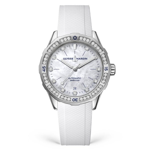 Ulysse Nardin - Lady Diver White - Rubber Strap - 39mm