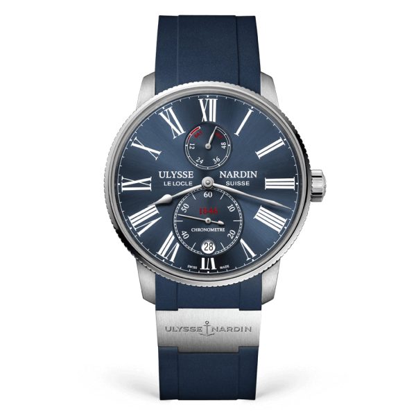 ulysse-nardin-marine-torpilleur-blue-rubber-strap-42mm Ulysse Nardin - Marine Torpilleur Blue - Rubber Strap - 42mm