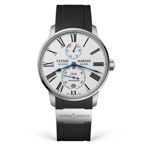Ulysse Nardin - Marine Torpilleur White - Rubber Strap - 42mm