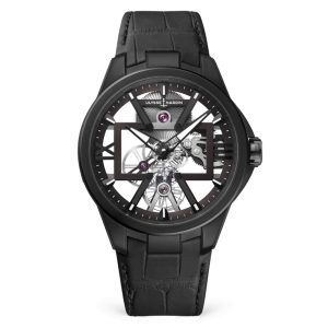 Ulysse Nardin - Skeleton X Black - Alligator Leather Strap - 42mm