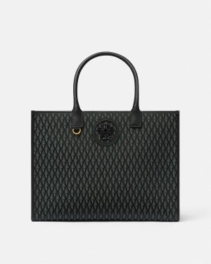 v-allover-la-medusa-large-tote-bag V Allover La Medusa Large Tote Bag