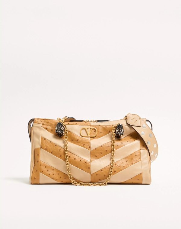 valentino-garavani-panthea-medium-shoulder-bag-in-ostrich-and-nappa-leather-with-a-chevron-pattern Valentino Garavani Panthea Medium Shoulder Bag In Ostrich And Nappa Leather With A Chevron Pattern