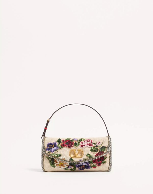 valentino-garavani-vain-soft-embroidered-small-shoulder-bag Valentino Garavani Vain Soft Embroidered Small Shoulder Bag