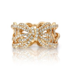 vanleles-lylas-bow-collection-wired-band-ring-rose-gold VanLeles - Lyla's Bow Collection: Wired band ring - Rose Gold