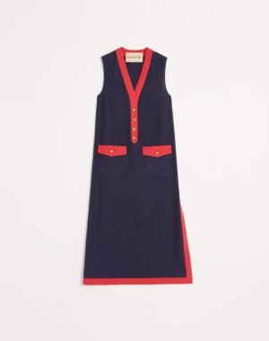 Viscose Linen Midi Dress