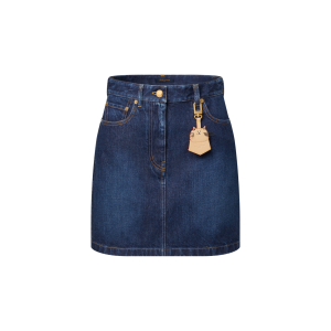 Washed Denim Skirt