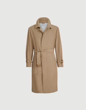 Water-resistant Techno Cotton Gabardine Outerwear