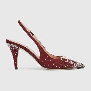 womens-slingback-pump-with-crystal-horsebit Women's Slingback Pump With Crystal Horsebit