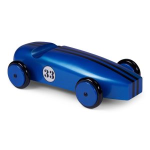 wood-car-model-blue Wood Car Model, Blue